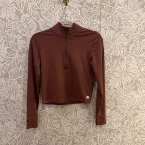 Vuori Women's Brown Long Sleeve Top Small